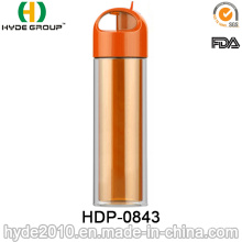 Doppelwandige Plastikwasserflasche (HDP-0843)